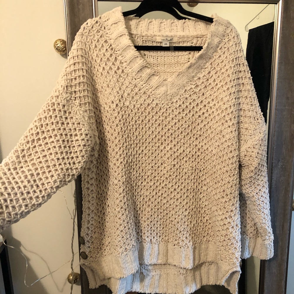 Cream sweater